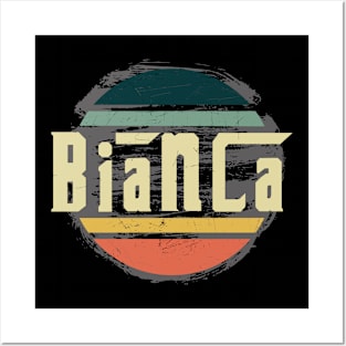 Bianca || Retro Name Posters and Art